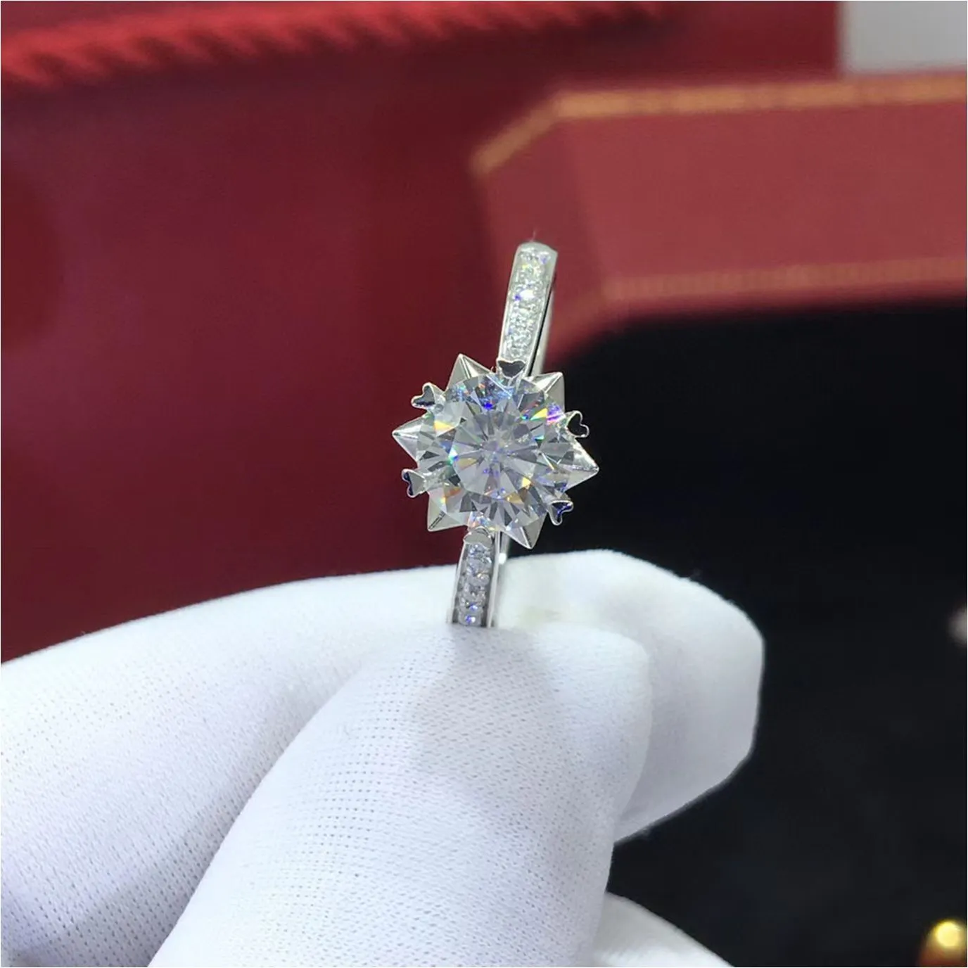 Eight Arrows Zircon Ring