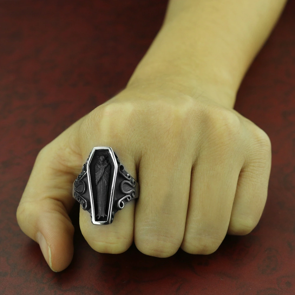 A titanium steel man is like an accessory ring