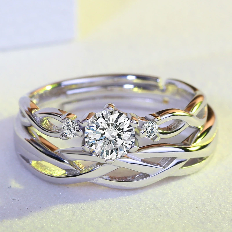 Love Interwoven Ring For Men And Women