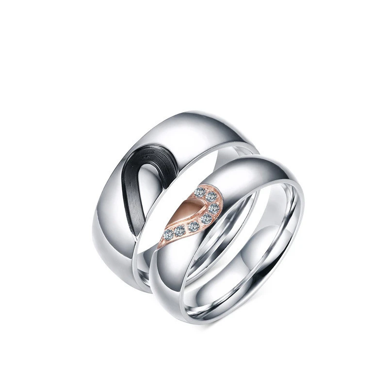 Stainless steel couple ring