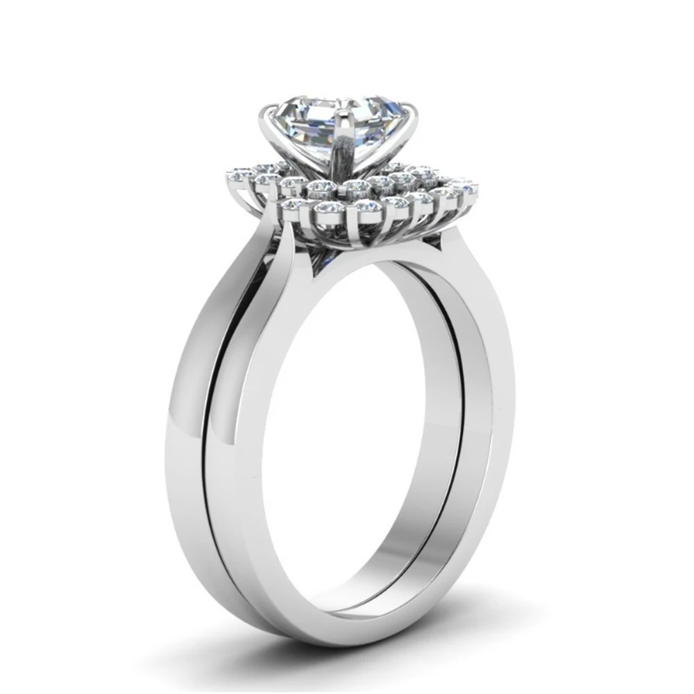 Fashion zircon ladies ring