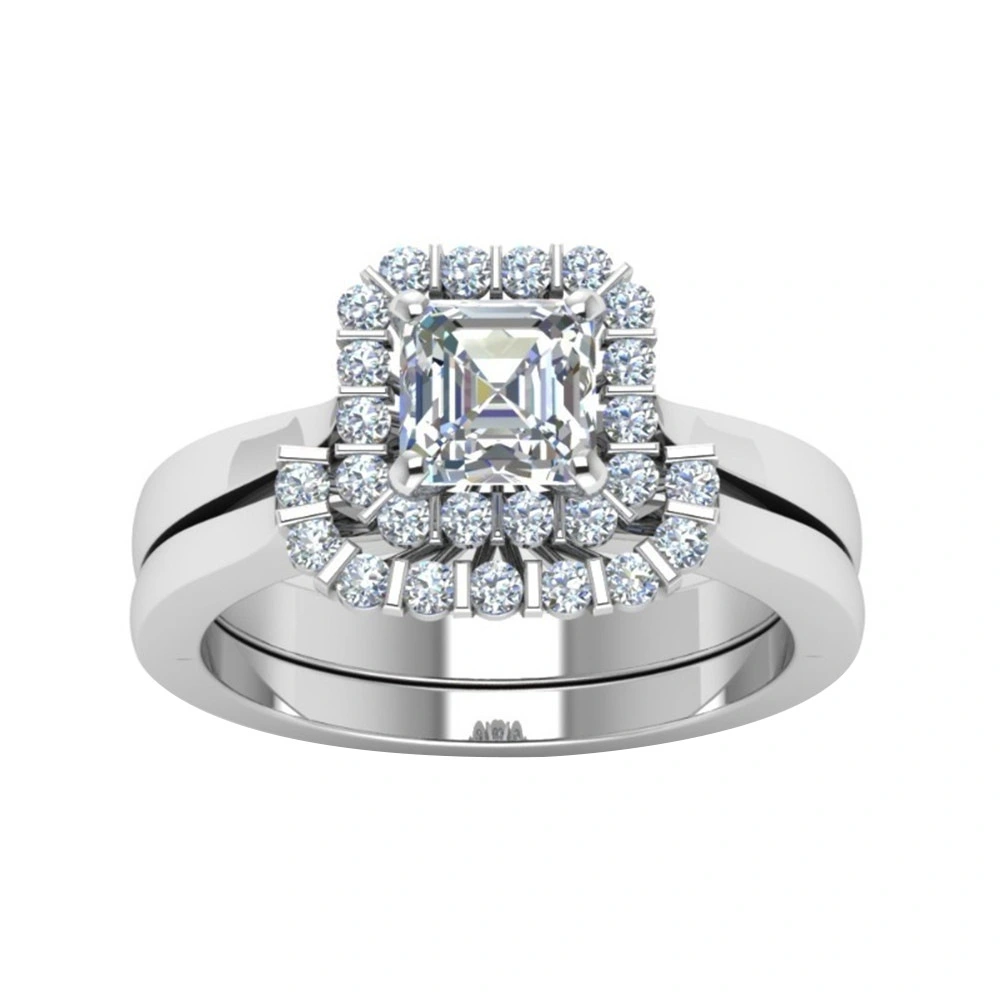 Fashion zircon ladies ring