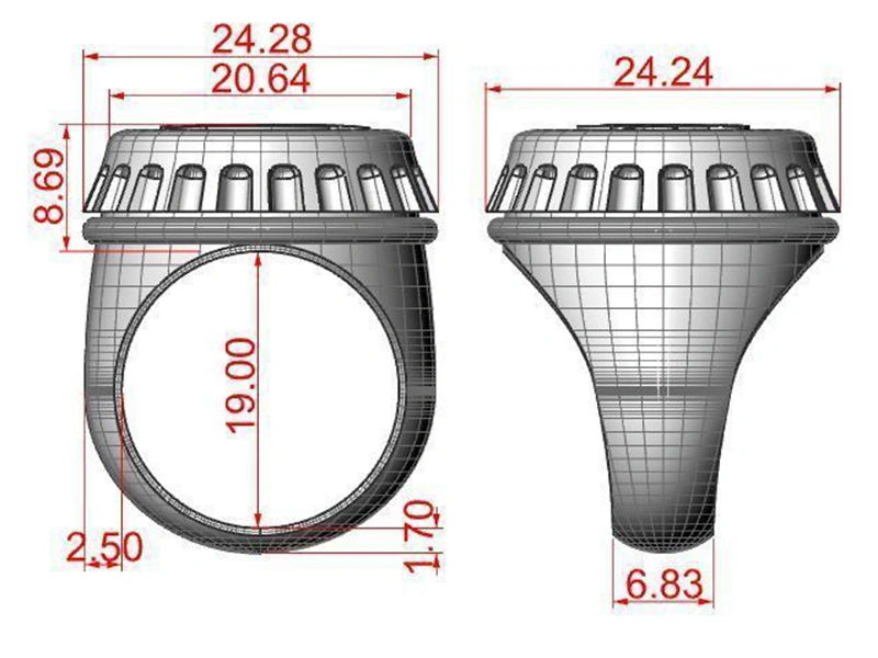 Creative beer bottle cap ring
