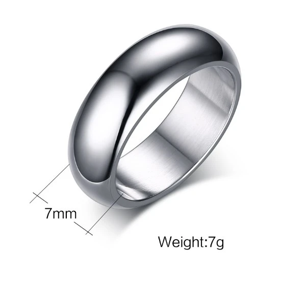 Korean Style Domineering Personality Titanium Steel Ring