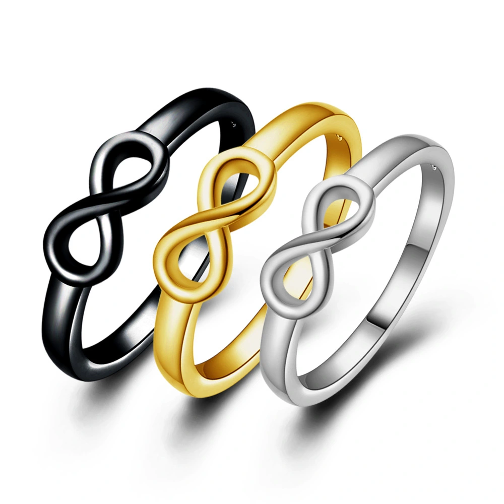 Jewelry Ring 8-character Korean Ring Golden Korean Small Ring