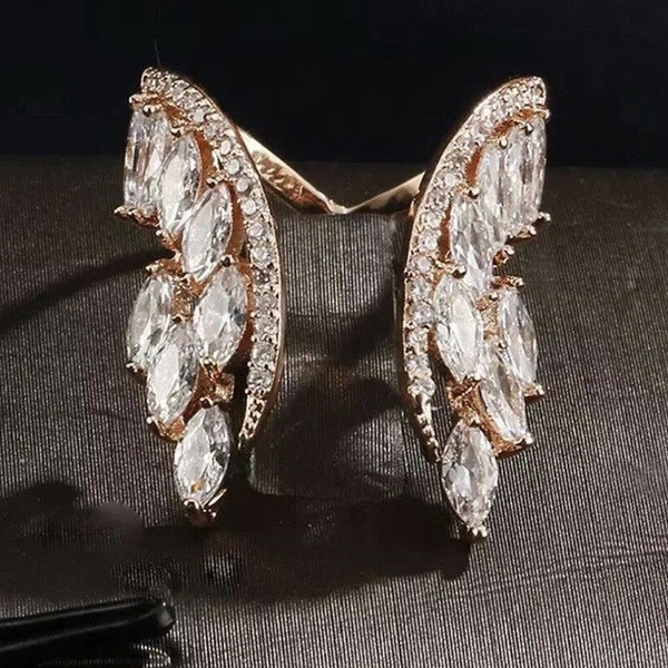 Angel Wing Ring Alloy Wing Ring