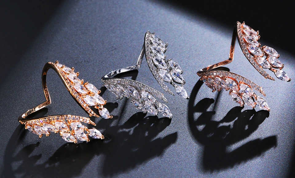 Angel Wing Ring Alloy Wing Ring
