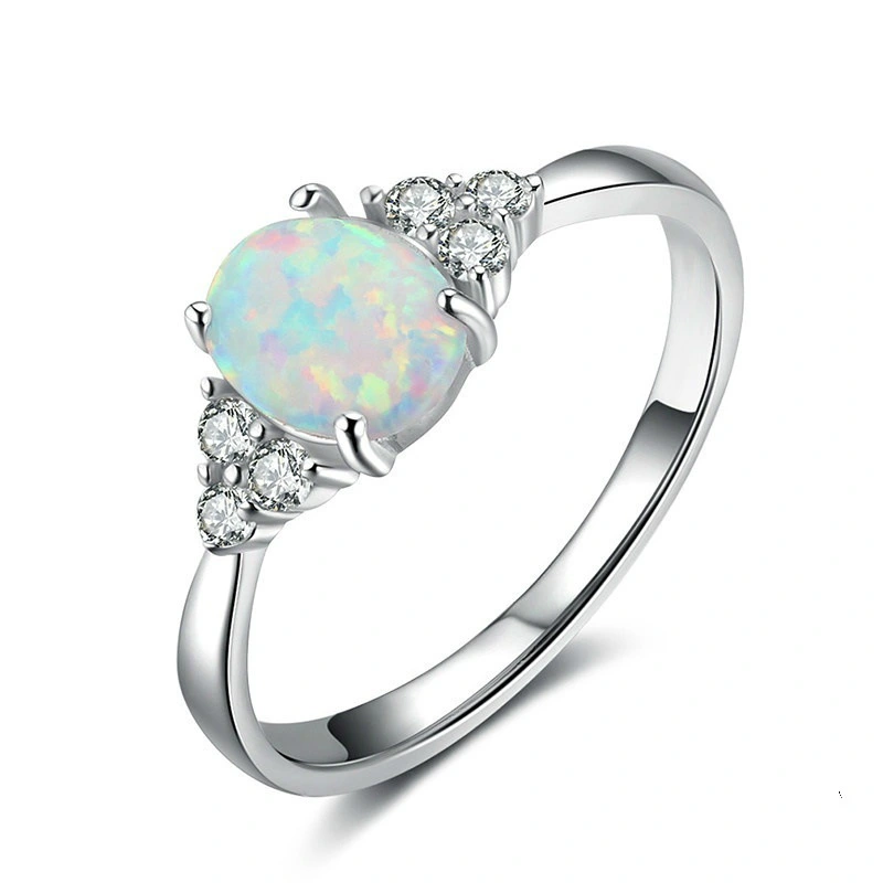 Color sterling silver ring