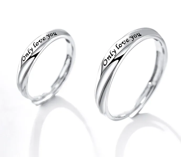 Sterling Silver Couple Ring