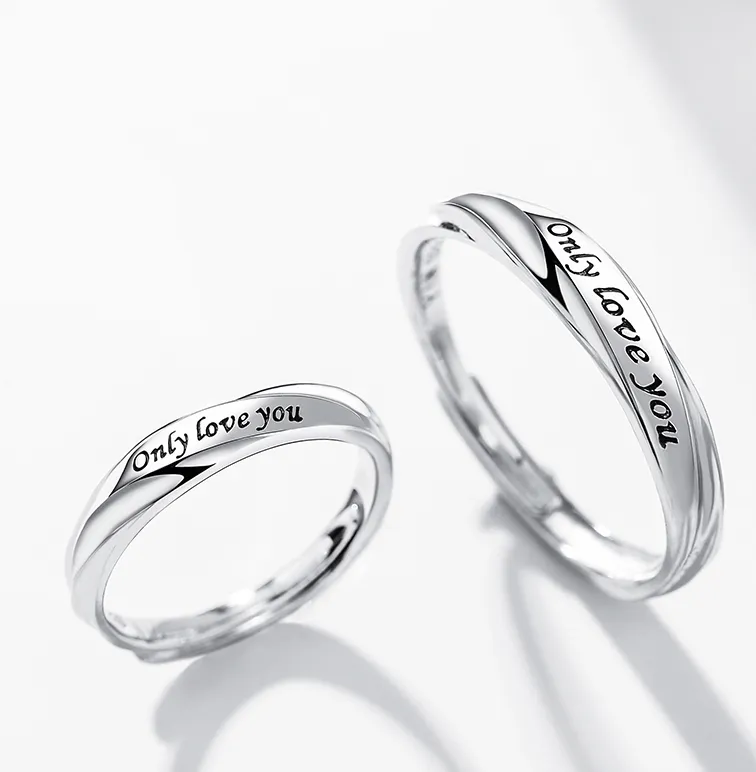 Sterling Silver Couple Ring