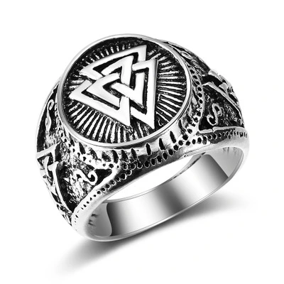 Odin logo men's vintage ring