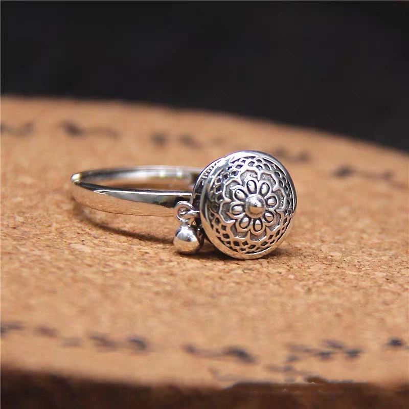 Blessing transfer ring sterling silver zodiac year amulet