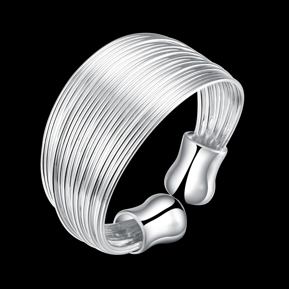 Silver plated ring