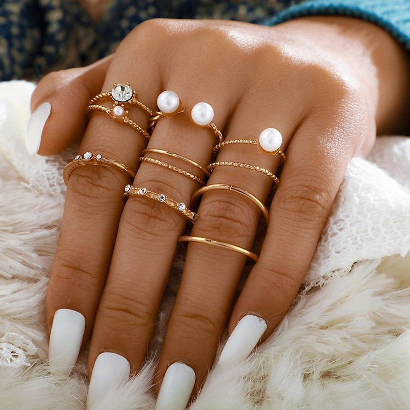 Pearl and Diamond Ring