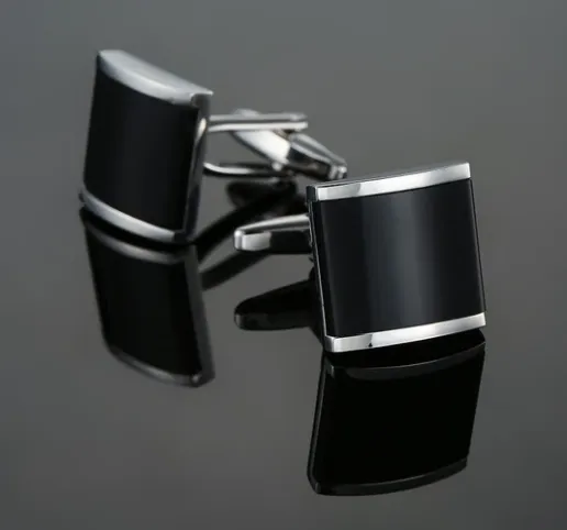 French men's metal cufflinks
