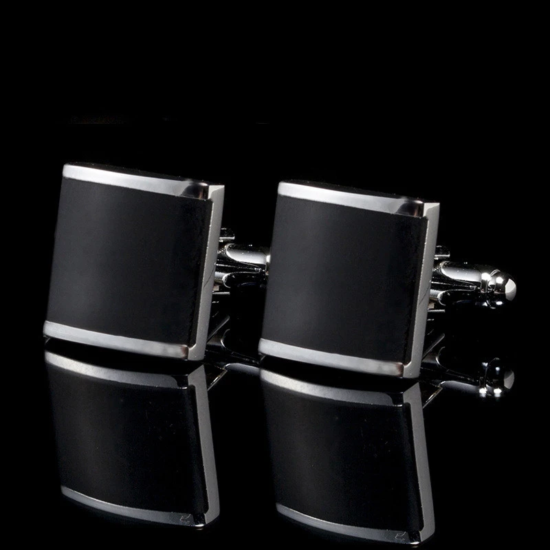 French men's metal cufflinks