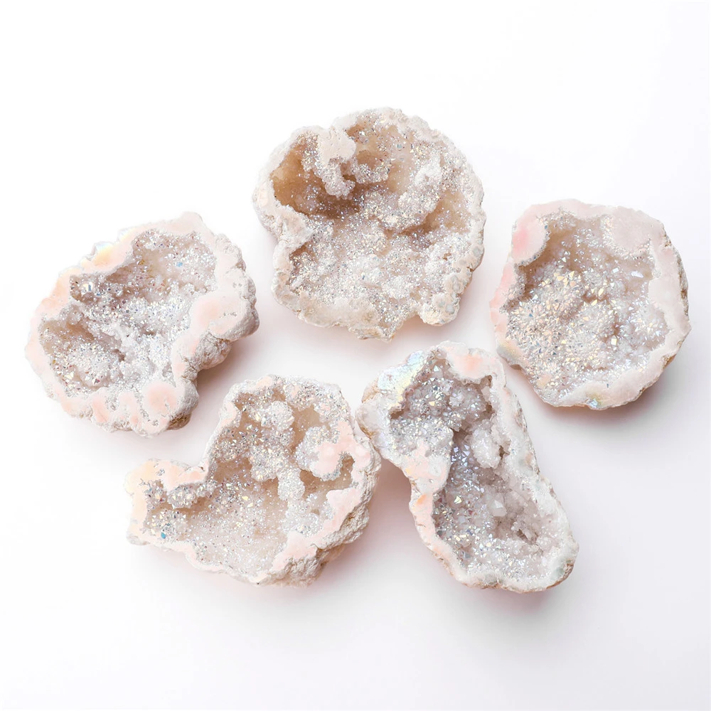 Natural hollow agate crystal