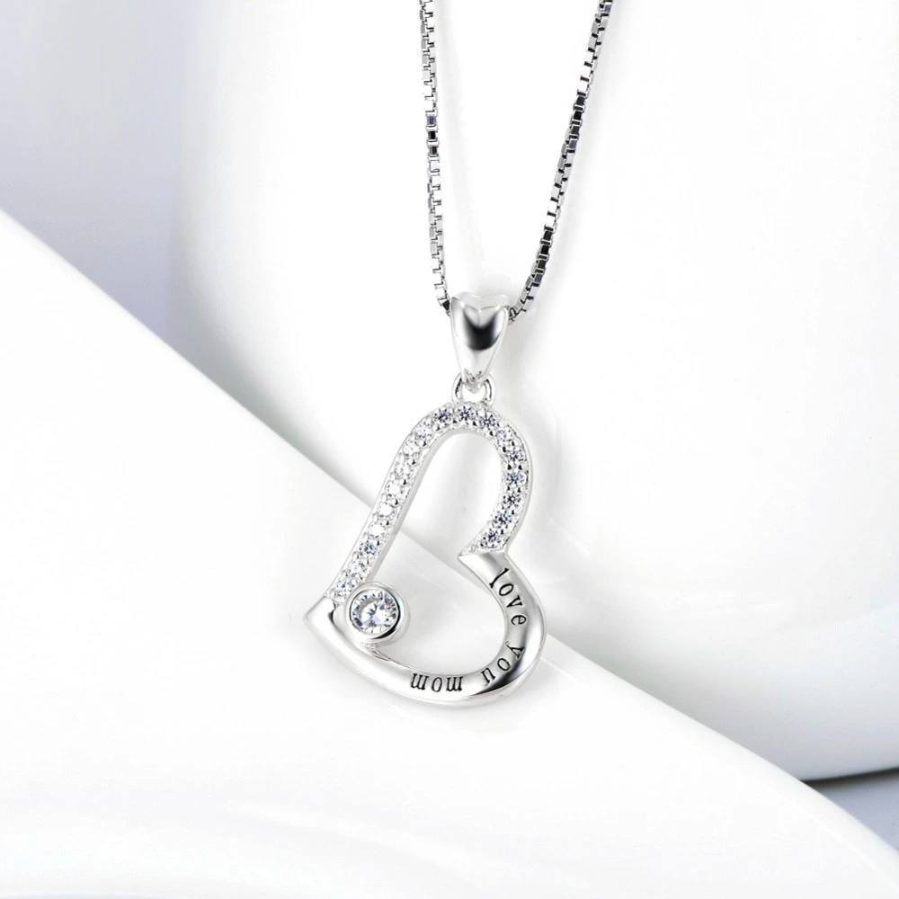 Love Necklace European and American Fashion 925 Silver Pendant