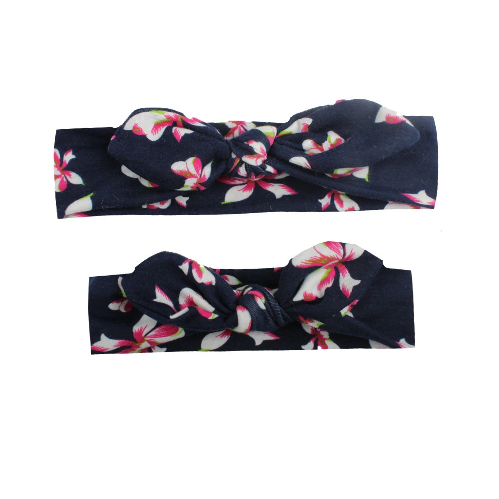 Children's Print Knotted Bunny Ears Headband