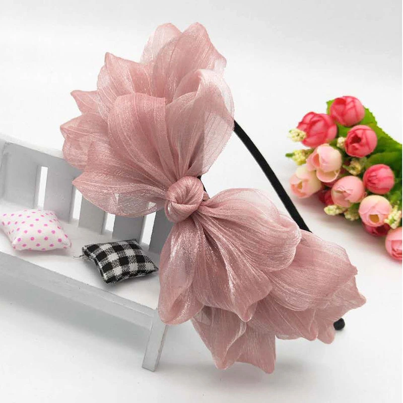 Spring And Summer Fashion Korean Big Bow Headband