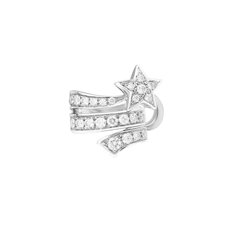 European And American Personality Five-Pointed Star Ear Clip