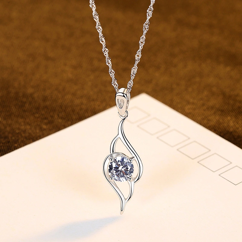 S925 Silver Pendant Necklace Women