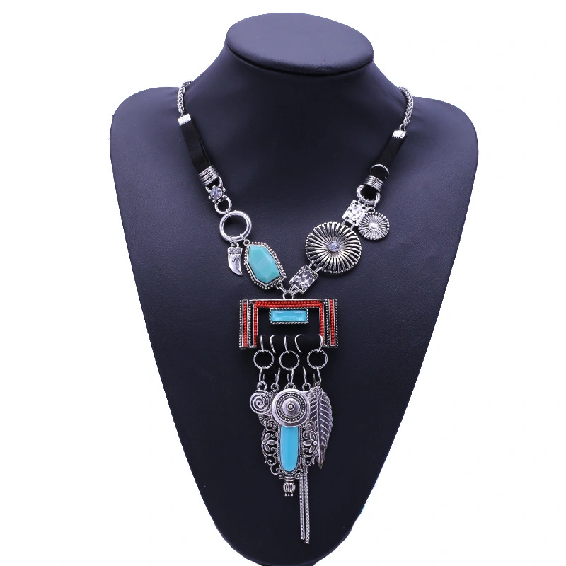 Kymyad Brand Designer Long Necklace Women Irregular