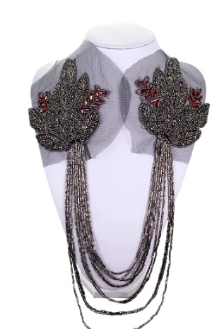 Decorative Clothes, Suit Accessories, Rice Beads And Tassels Epaulettes