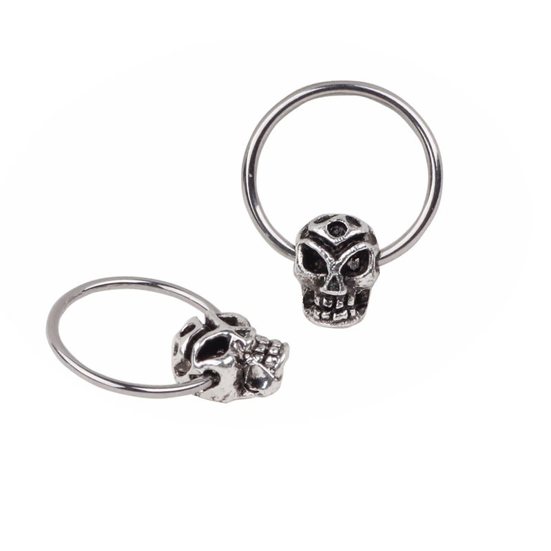 Ghost Head Nose Ring Foreign Trade Fake Nose Nail Nose Ring Piercing Jewelry