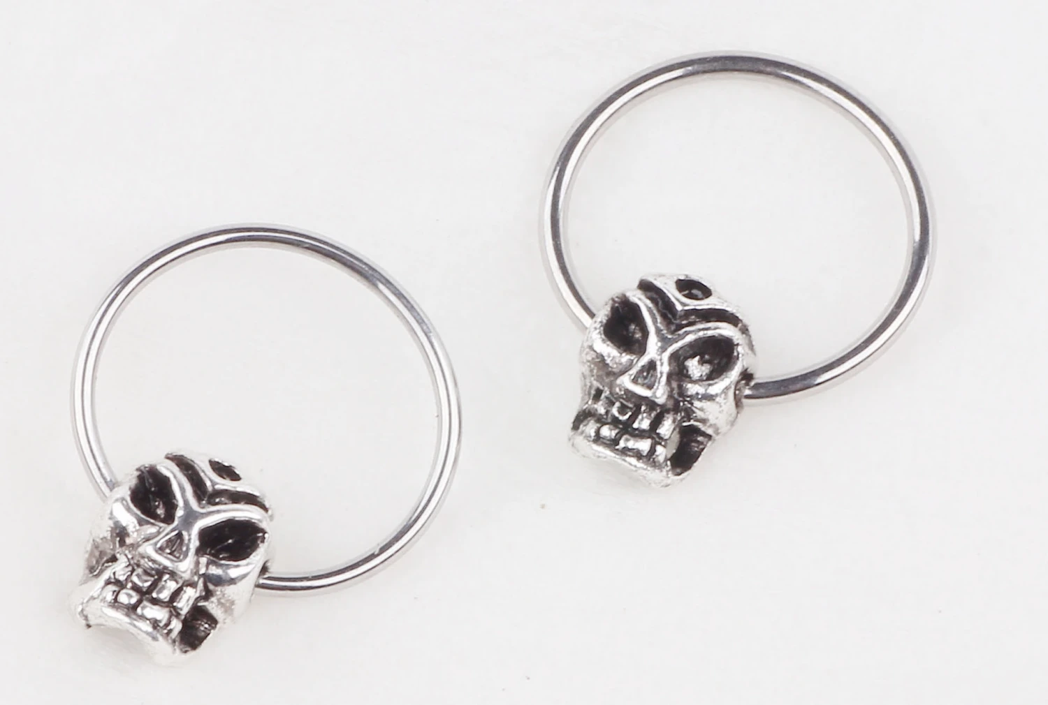 Ghost Head Nose Ring Foreign Trade Fake Nose Nail Nose Ring Piercing Jewelry