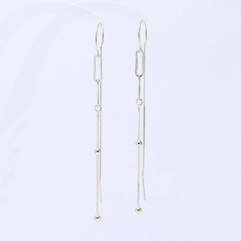 Silver Earrings Original Chain Sterling Silver Earrings S925 Earrings