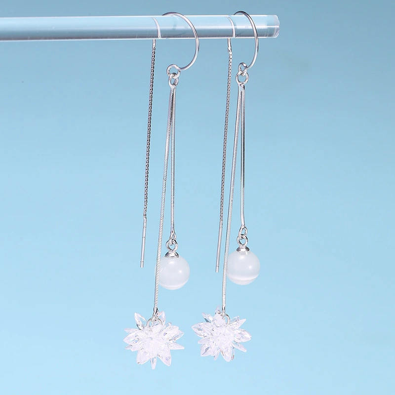 Fashion Douyin Kuaishou Hot Sale 925 Sterling Silver Ice Flower Cat