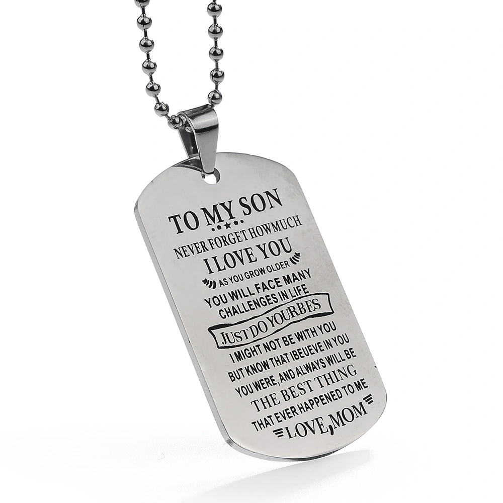 Popular TO MY SOM Stainless Steel Keychain