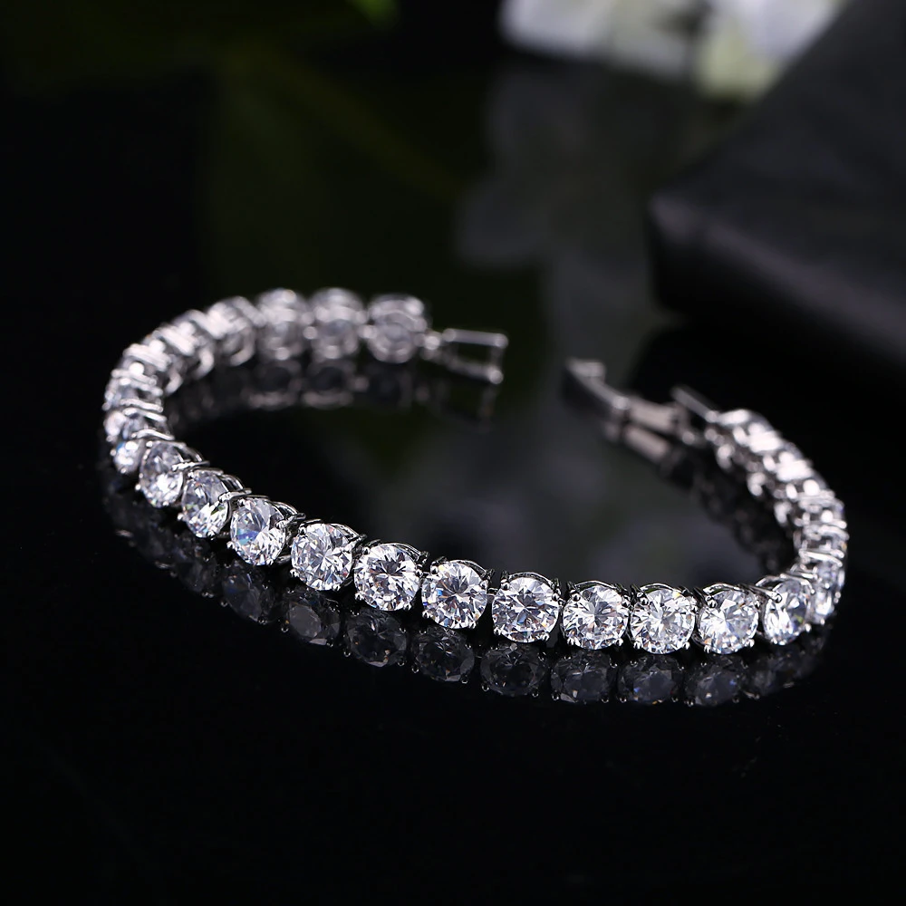 Carat Diamond Super Flash AAA Zircon Lady Bracelet