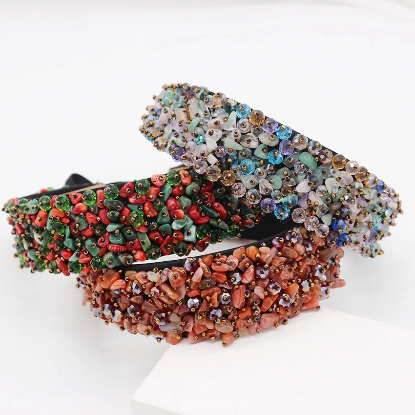 New European And American Luxury Crystal Particle Fashion Headband