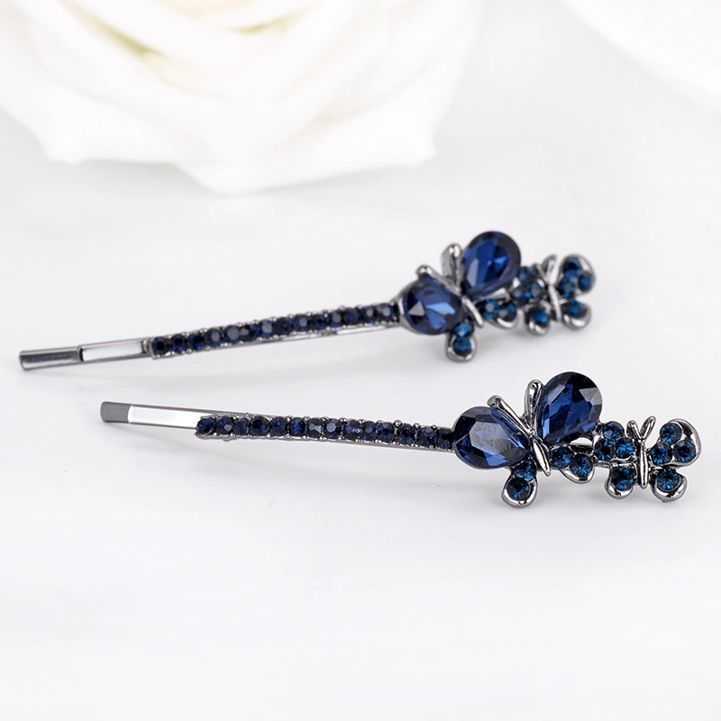 Women's Creative Bow Side Clip Rhinestone Headwear