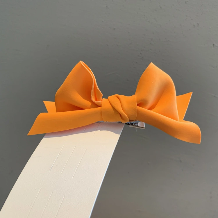 Children's Big Bow Hairpin Stretch Cloth