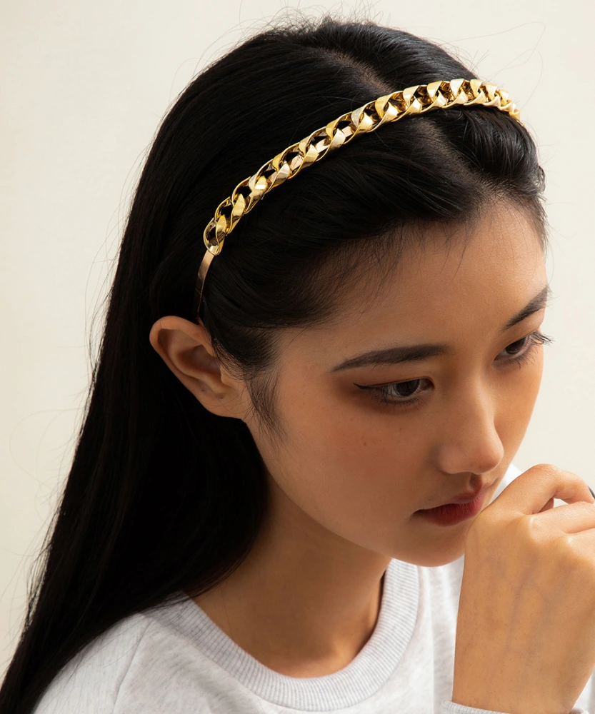 Accessories Simple Design Twist Chain Wash Headband