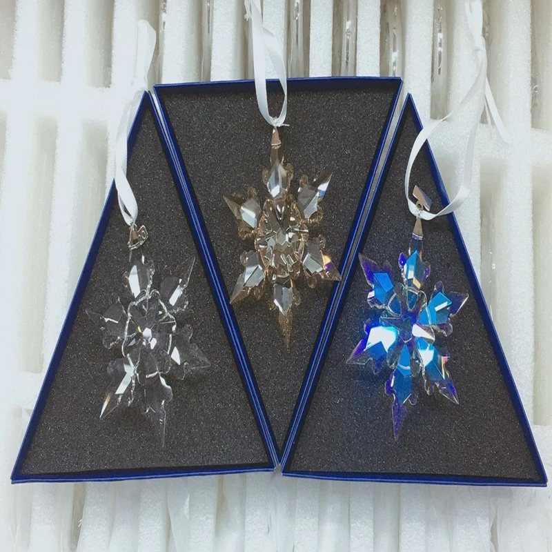 Crystal Snowflake Car Pendant Creative Lady Car Rearview Mirror Pendant Car Interior Jewelry