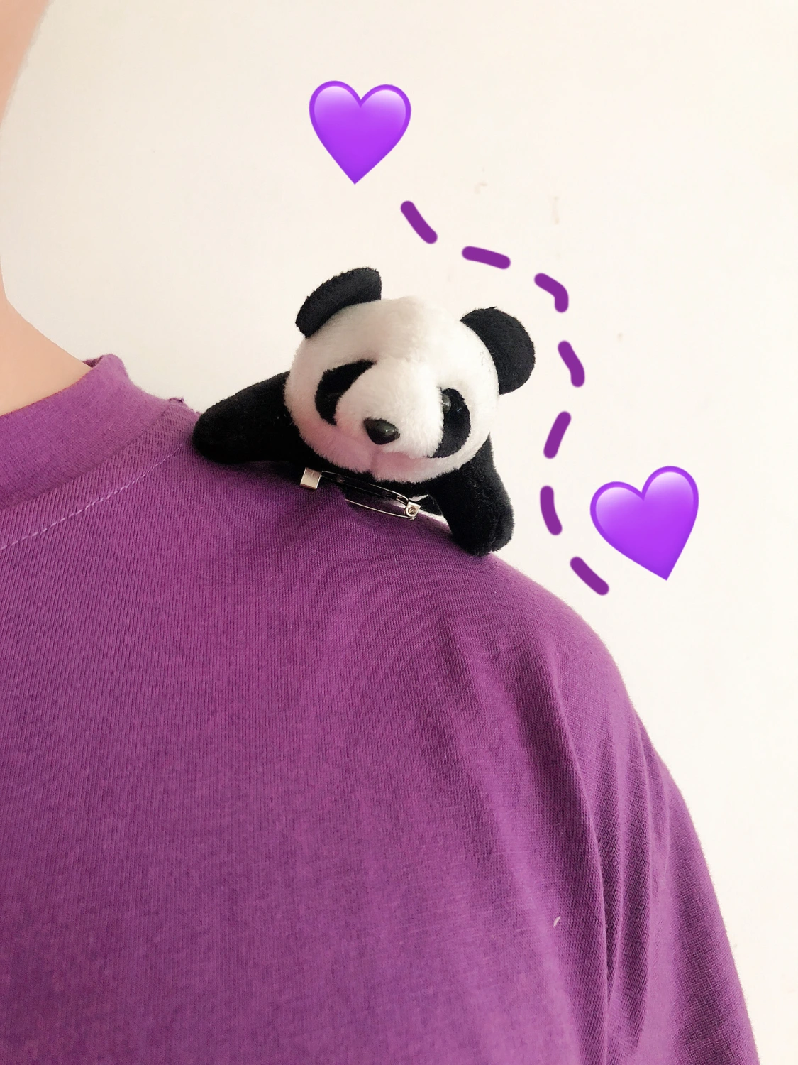 Baby panda Brooch