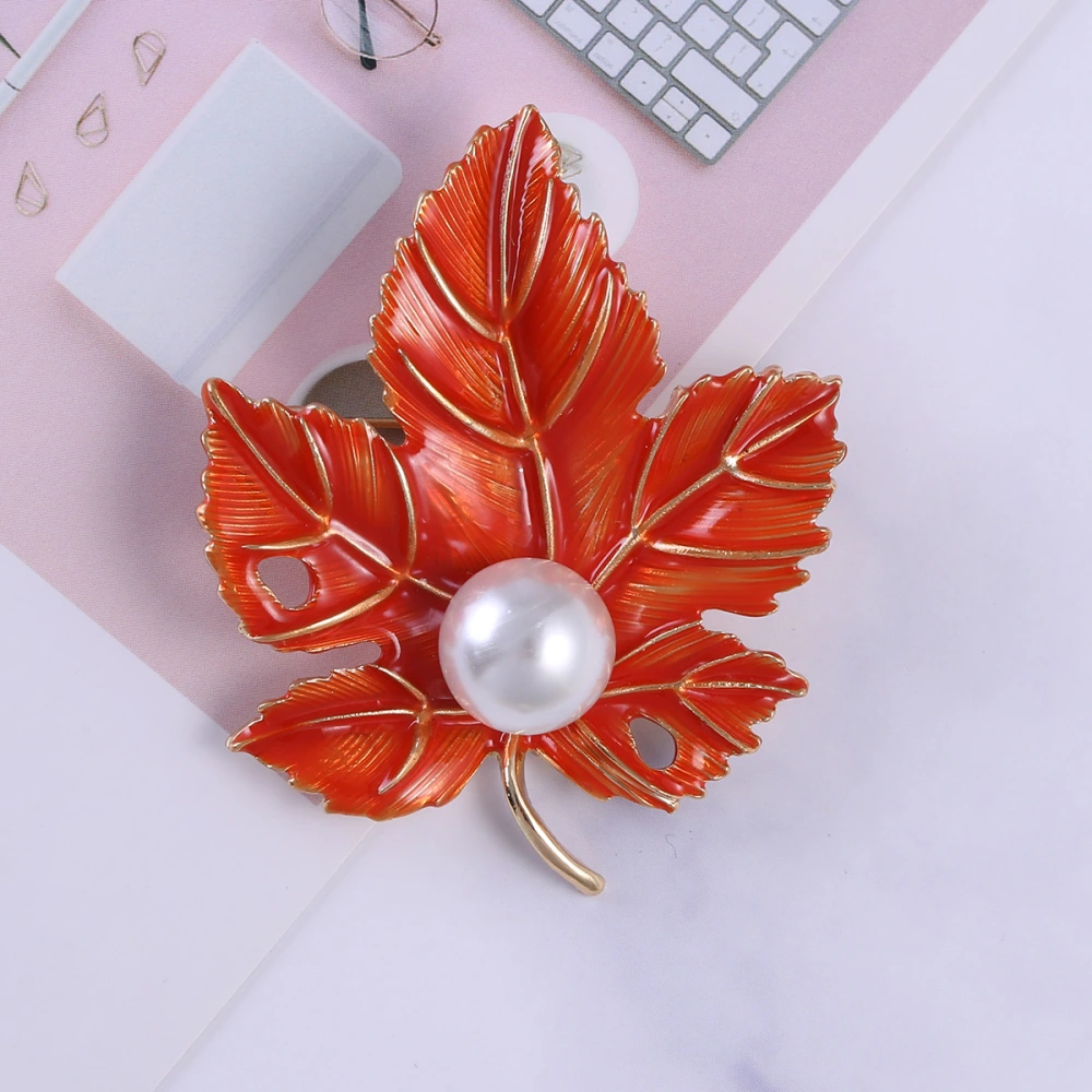 Maple Leaf Brooch