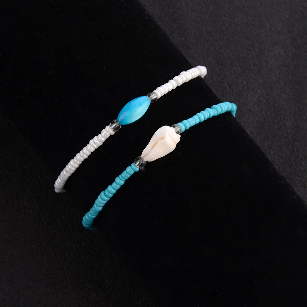 Beach style new handmade beaded anklet