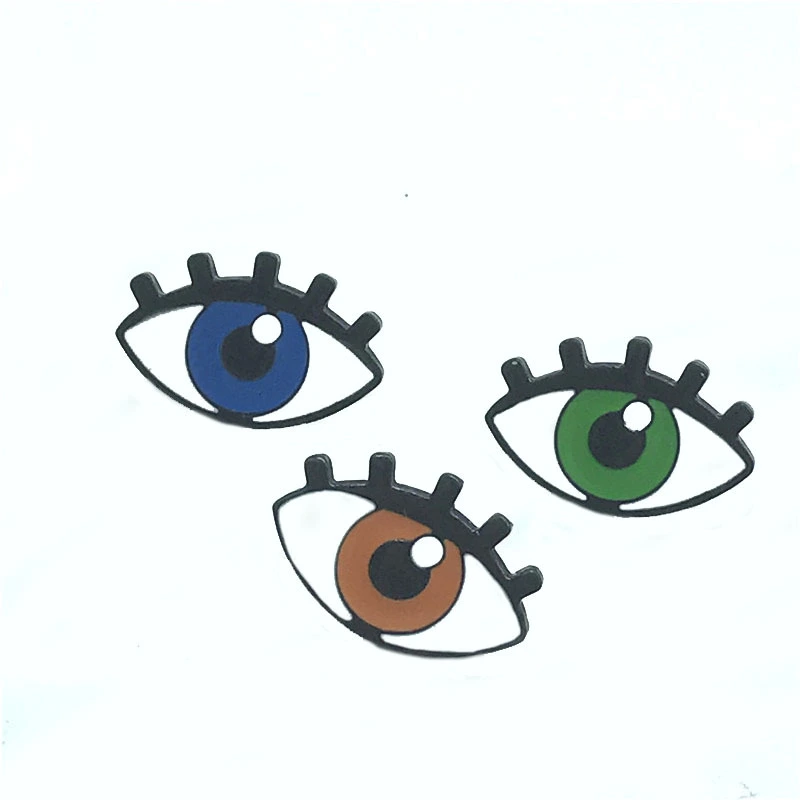 Cartoon colored eye Brooch