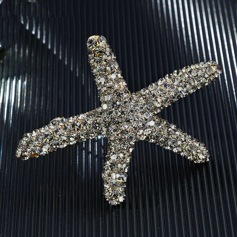 Starfish diamond hairpin