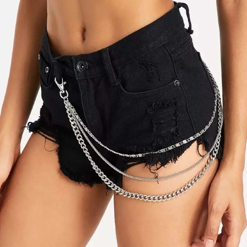 Punk style versatile personalized pants chain