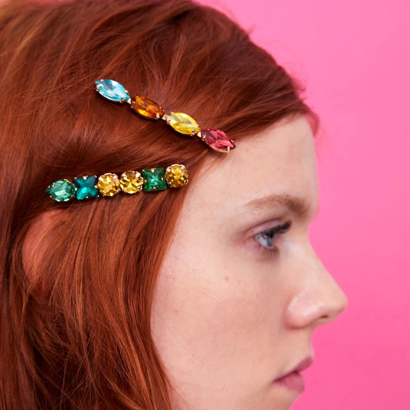 Acrylic hair clip set