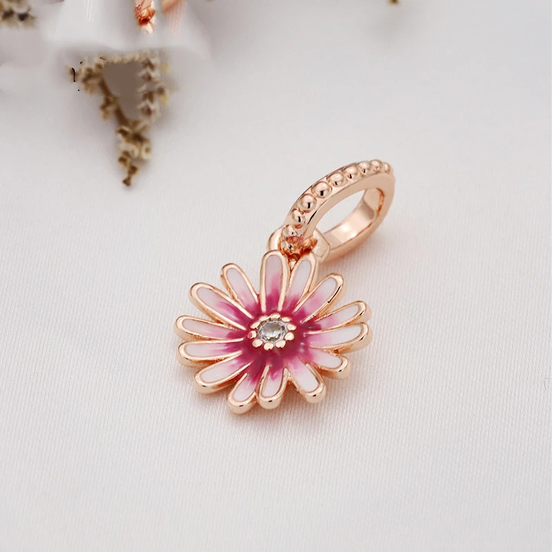 Pink daisy charm beautiful flowers