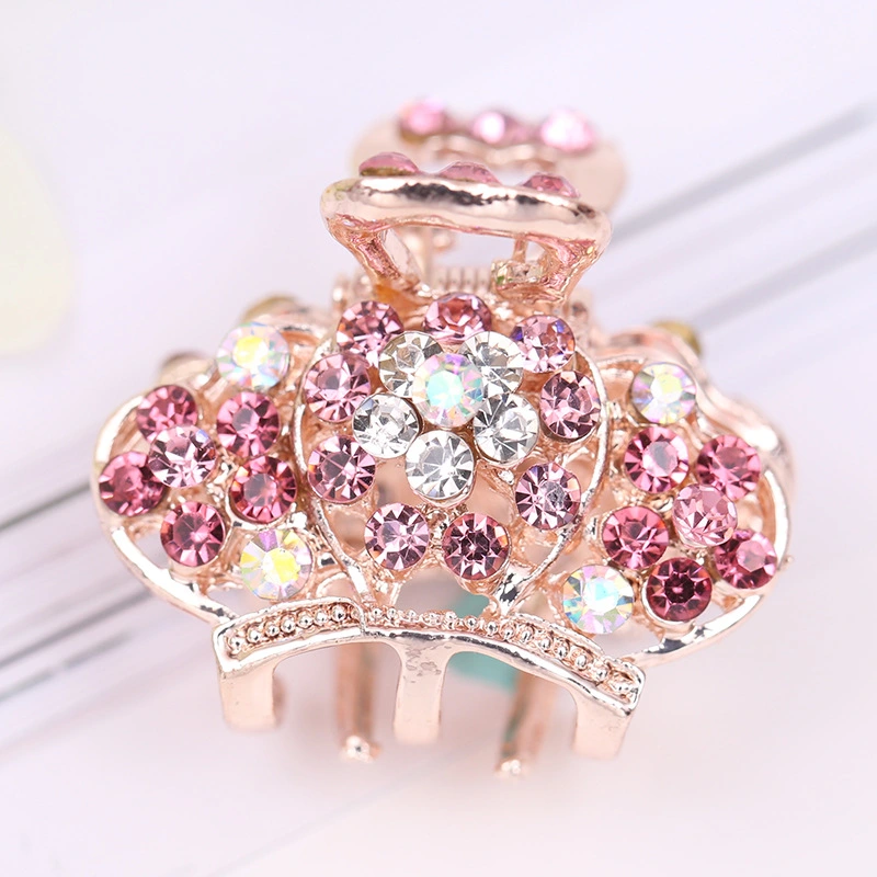 Fashion new alloy rhinestone hairpin colorful