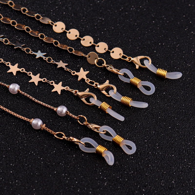 Copper plated glasses craft chain
