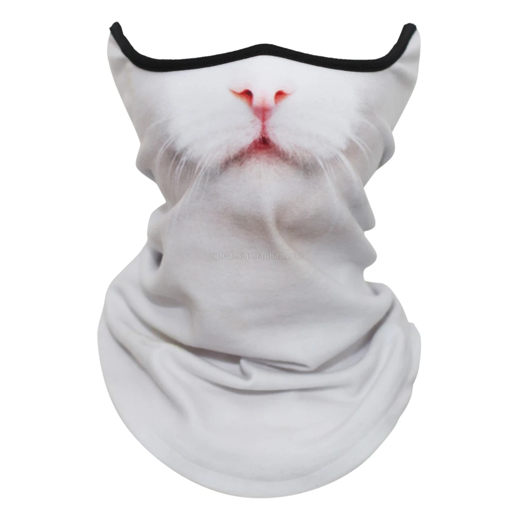 3d animal half face windproof mask